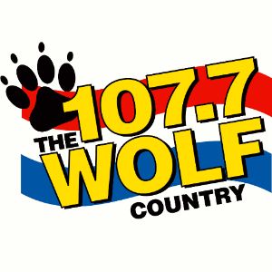 Logo of radio station WPFX 107.7 The Wolf