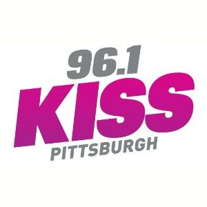 Logotipo de la emisora ​​de radio WKST-FM 96.1 KISS