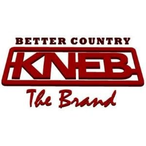 Logotipo de la emisora ​​de radio KNEB-FM 94.1 The Brand