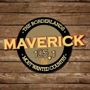 Logo of radio station Maverick 105.1 FM - KAOC