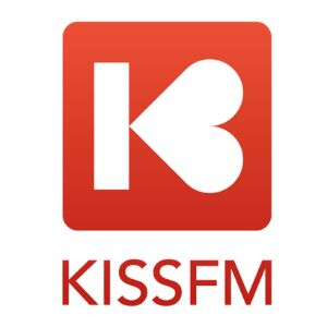 Logotipo de la emisora ​​de radio Kiss FM Eurovision