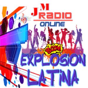 Logotipo de la emisora ​​de radio JM Radio Explosión Latina