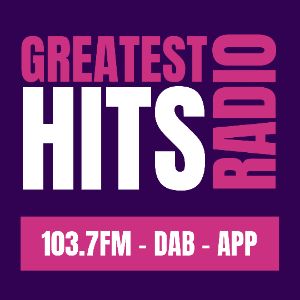 Logotipo de la emisora ​​de radio Greatest Hits Radio 103.7FM