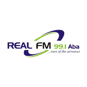 Logo of radio station Real 99.1 FM Aba