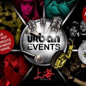 Logotipo de la emisora ​​de radio Urban Events Radio