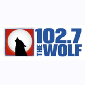 Logo de la station de radio KHGE 102.7 The Wolf
