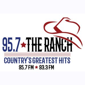 Logotipo de la emisora ​​de radio KLTW 95.7 The Ranch