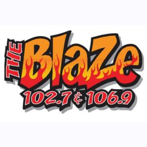 Logo de la station de radio The Blaze 102.7 & 106.9 FM