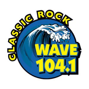 Logotipo de la emisora ​​de radio WYAV Wave 104.1 FM