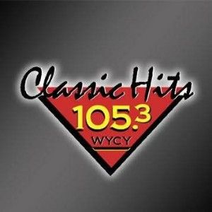 Logotipo de la emisora ​​de radio WYCY Classic Hits 105.3 FM