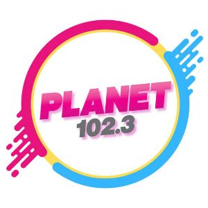 Logotipo de la emisora ​​de radio Planet 102.3 KKPN-FM