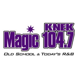 Logo de la station de radio Magic 104.7 KNEK