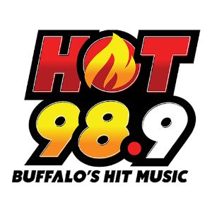 Logo of radio station HOT 98.9 WBBF