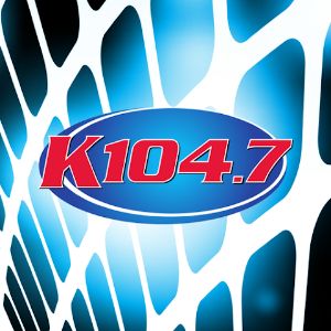 Logo of radio station K104.7 WSPK