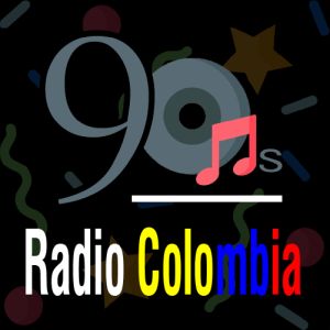 Logo de la station de radio 90s Radio Colombia
