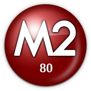 Logotipo de la emisora ​​de radio M2 80