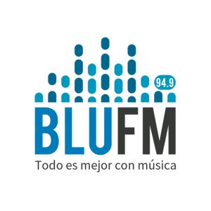 Logo de la station de radio Blu FM