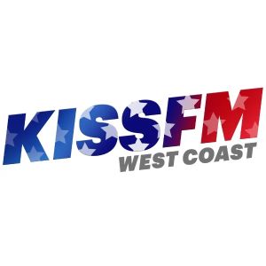 Logo of radio station Kiss FM West Coast