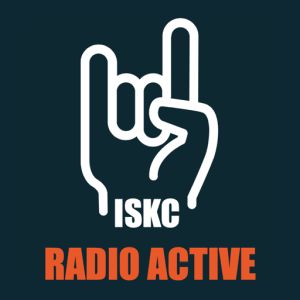 Logo of radio station ISKC Radio Active