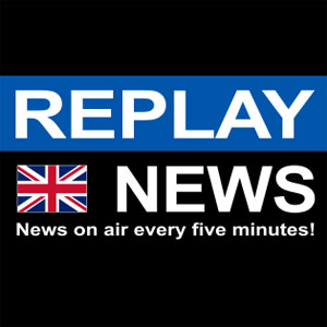 Logo of radio station Replay News English