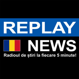 Logotipo de la emisora ​​de radio Replay News Română