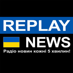 Logo of radio station Replay News Українська
