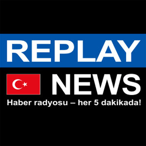 Logotipo de la emisora ​​de radio Replay News Türkçe