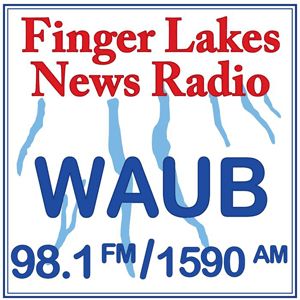 Logotipo de la emisora ​​de radio WAUB 1590 AM/98.1 FM