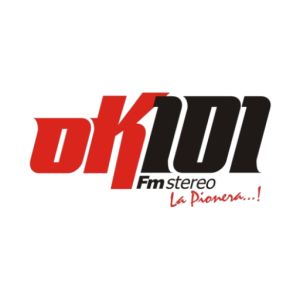 Logo de la station de radio OK 101 FM STEREO