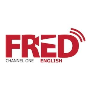 Logo of radio station FRED Film Radio - English