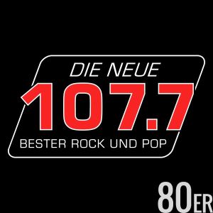 Logotipo de la emisora ​​de radio DIE NEUE 107.7 – 80er