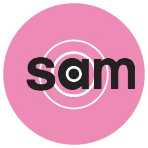 Logotipo de la emisora ​​de radio SAM Ibiza