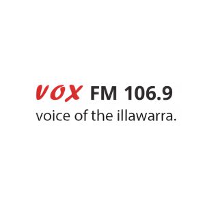 Logo of radio station Vox FM