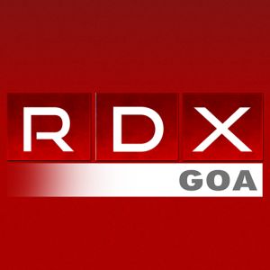Logotipo de la emisora ​​de radio RDX Goa