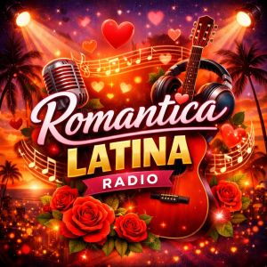 Logotipo de la emisora ​​de radio HearMe - Romantica Latina