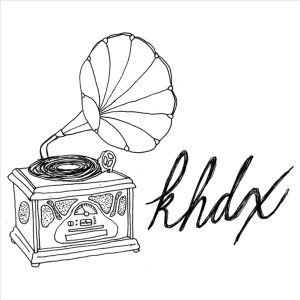 Logo of radio station KHDX Radio