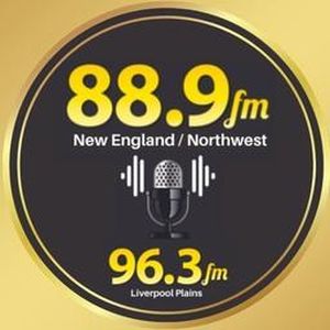 Logotipo de la emisora ​​de radio 88.9FM Tamworth