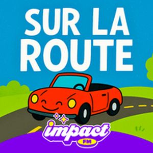 Logotipo de la emisora ​​de radio Impact FM – Sur la route