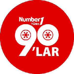 Logo of radio station Number1 Turkish 90s
