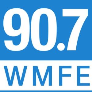 Logo of radio station 90.7 WMFE
