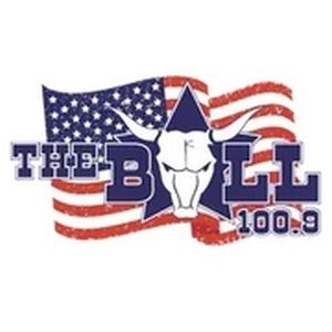 Logotipo de la emisora ​​de radio WCJM 100.9 The Bull