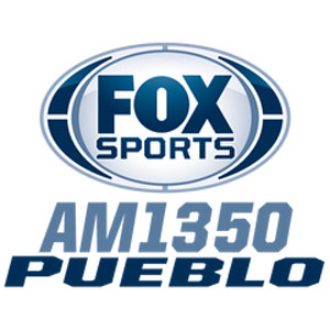 Logo of radio station KUBE Fox Sports Pueblo 1350