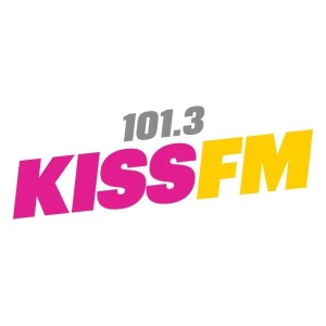 Logo of radio station 101.3 Kiss FM