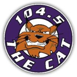 Logo of radio station 104.5 The Cat