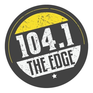 Logo of radio station 104.1 The Edge