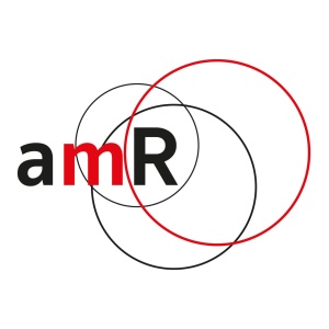 Logo of radio station amR