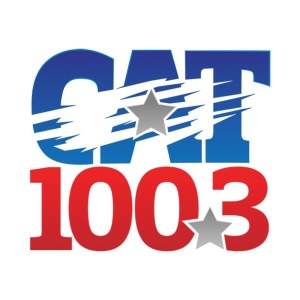 Logo of radio station 100.3 The Cat