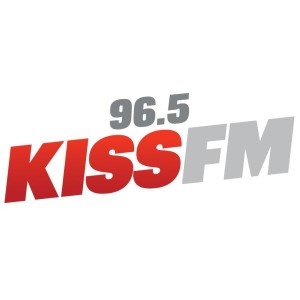Logo of radio station 96.5 Kiss FM