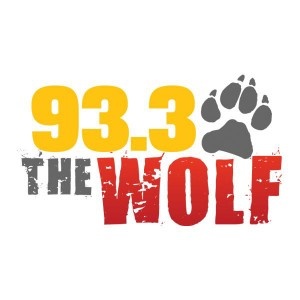 Logotipo de la emisora ​​de radio 93.3 The Wolf