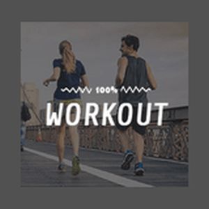 Logo of radio station Radio 100% Workout